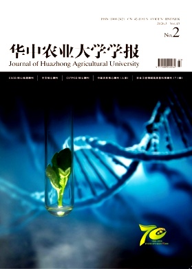 华中农业大学学报封面